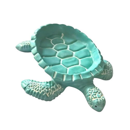 Creative Turtles Soap Dish Container For Shower-Sky Blue