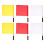 6Pcs Multi-Use Referee Flags Set for Athletic Training and Competition 1