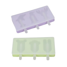 Ice Lolly Molds 3 Cavities Silicone Ice- Owl and lobster p