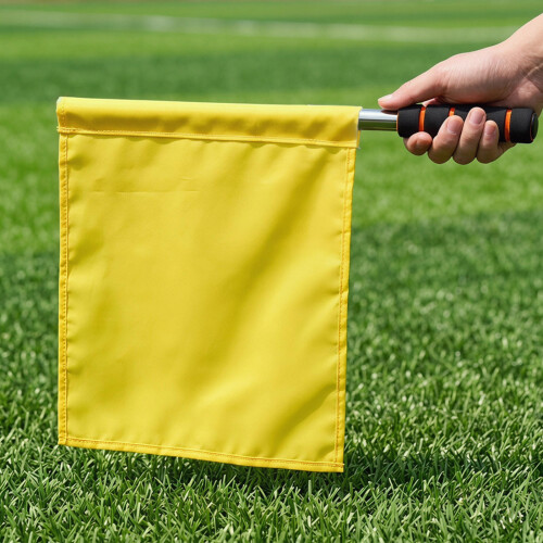 6Pcs Multi-Use Referee Flags Set for Athletic Training and Competition 2