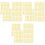 3 Count Scrapbook Decorative Stickers Sticky Strips Dot Golden 2