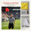 6Pcs Multi-Use Referee Flags Set for Athletic Training and Competition 6