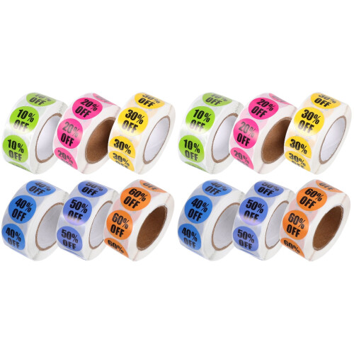 Adhesive Stickers for Retail and Thrift Shops