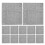 12Pcs Ultra Absorbent Gray Microfiber Kitchen Face Towels Reusable Set 1