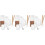 3Sets White Silicone Candle Moulds for Candle Making with Wicks 3