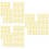 3 Pack Colorful Star Stickers Gift Box Background 6