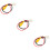 Set Of 3 Signal Reverse Camera System Video Input Cable Rear View Car 9