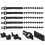 15Pcs Garden Tree Ties Black Rubber Binding Straps for Tree Supports 1