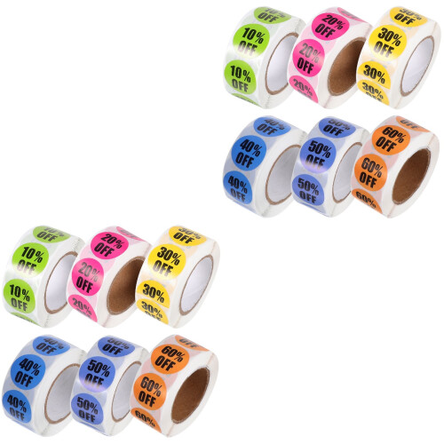 Adhesive Stickers for Retail and Thrift Shops 1