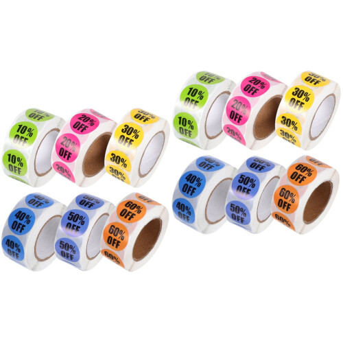 Adhesive Stickers for Retail and Thrift Shops 2