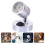 White Aluminum 12V Boat and Rv Reading Light Flush Mount 7