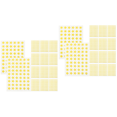 2 Pack Scrapbook Stickers Colorful Star Letter Decorations 2