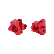 2 pezzi C-Hubs 1/18 MiniT2.0 2WD rosso 14x12x9mm