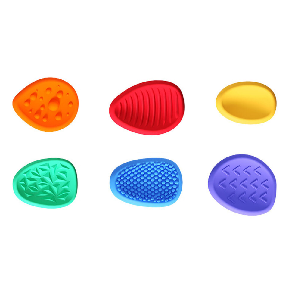 Sensory Stone 6pcs Soft Silicone Stress Relief
