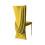 Elegant Polyester Wedding Chair Cover For Ceremony-Gingeryellow 1