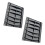 Pack of 2 Practical Silicone Baking Moulds Vanilla Bean-Black 1