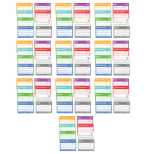 80 Sheets Adhesive Label With Writing Pen Large Labelling Moving