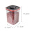 Kiteky Airtight Storage Jar Black 1300ml 3