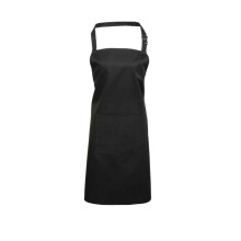 (One Size, Black Denim) Premier Unisex Adult Colours Pocket Full Apron