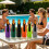 Half Dozen Raised Neoprene Bottle Wraps Thermal Cup Holders 5