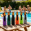 Half Dozen Raised Neoprene Bottle Wraps Thermal Cup Holders 6