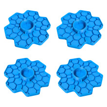 4 Stuks Sferische Holle Patroon Insect Water Dispenser 3D-Blauw