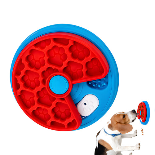 Durable Plastic Animal Slow Eating Tray With Moving Pattern For