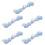 Traditional Handmade Satins Qipao Button Floral-light blue 1