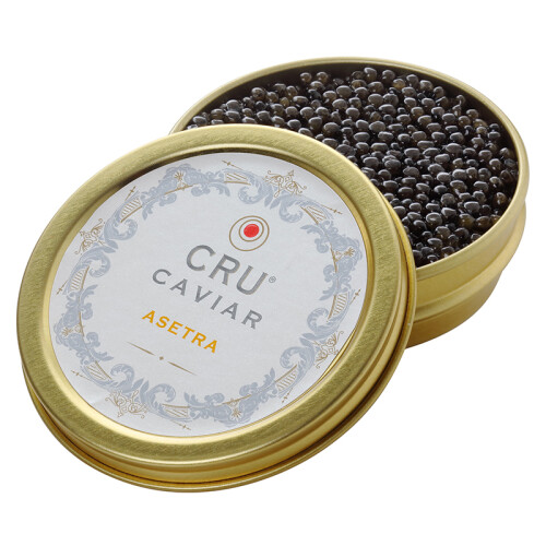 CRU Asetra Caviar Acipenser Gueldenstaedtii 100g