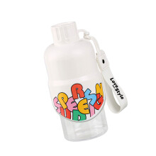 Outdoor Dog Travel Water Dispenser Safe Plastic Pet-White