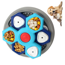 Durable Plastic Slow Eating Bowl With 3 Dynamic Zones To-huidi