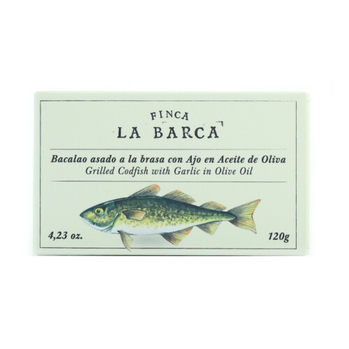 Finca La Barca Γκριλ Σκουμπρί με Σκόρδο σε Ελαιόλαδο 120g