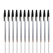 Elegant Multicolor Ballpoint Pen Ball Pen Bold Tip Point-Black