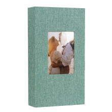 Photo Album 4x6 Picture Album Wedding Gift,Linen-Green