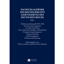 Nachschlagewerk des Reichsgerichts - Gesetzgebung des Deutschen Reichs