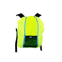 (One Size, Hi-Vis Yellow) Yoko Rucksack / Backpack Visibility Enhancing Cover (Pack of 2)