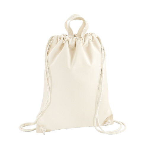 (One Size, Natural) Westford Mill Nautical Plain Drawstring Bag