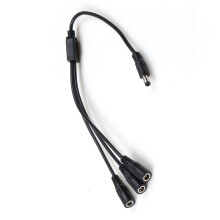 Stromverteilerkabel 5,5 x 2,1 mm Stecker auf 2 3 4-1 für 3