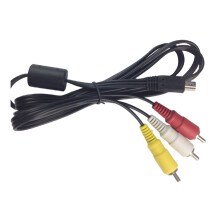 USB 6Pin to AV 3RCA Cable Enables Camera Photos on Television