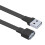 Câble d'extension USB 2.0 souple et Flexible,-1m tête droite 1
