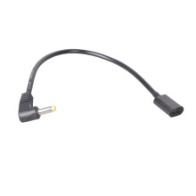 Cordon adaptateur secteur court USB C femelle vers DC4017-coude