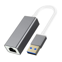 100Mbps Aluminum USB C Networking Converters With RJ45-usb port