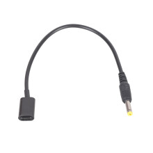 Câble de chargement 5V Type C femelle vers DC4017-tête droite