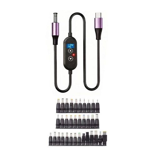 Câble adaptateur secteur de Type C mâle à-Ensemble de 34 pièces