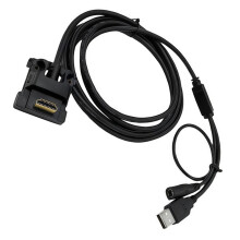 Câble USB 2.0 A mâle vers HDTV à Angle droit de 2 mètres,