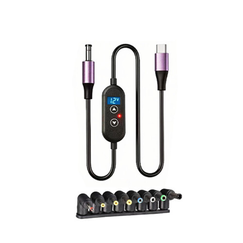 Cordon de charge flexible de type C-Ensemble de coudes 8 pièces