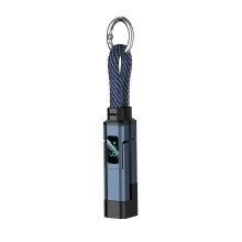 Stylish Keychain Data Cable Compatibility PD3.0/PD2.0-Blue