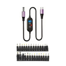 Fast Speed 140W Type C Male To DC5525 5521 Power-28 piece set