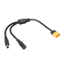 Flexible XT60 to DC5521 Adapter Cord For Connecting-males plug
