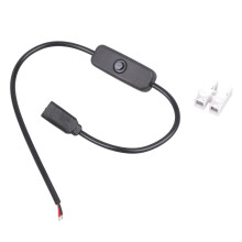 Type C Female To 2Pin Bare Wire Power Cord Pigtail Power Cable